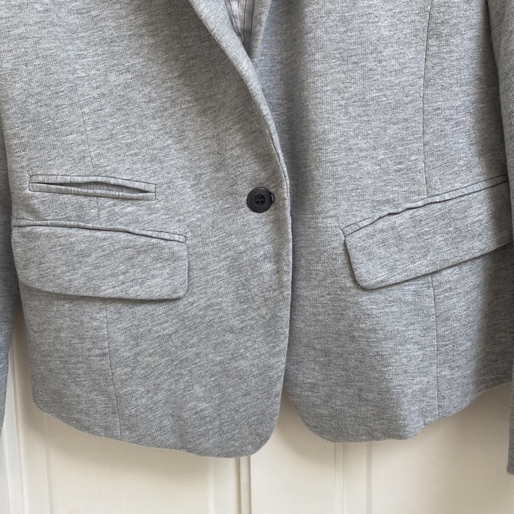 Loft One-Button Sweatshirt Blazer - image 2